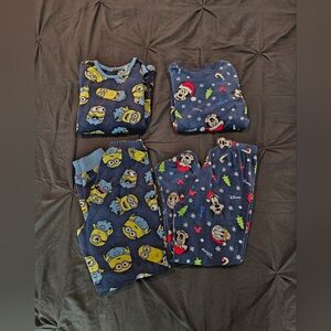 Kids Pajama Set - Blue and Red